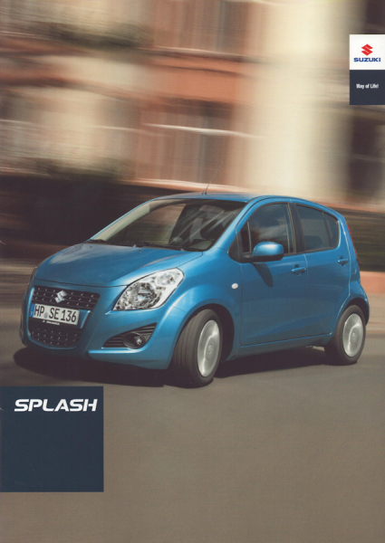 Suzuki Splash Prospekt 7.2013