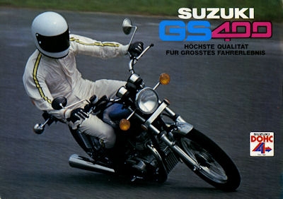 Suzuki GS 400 brochure 1977