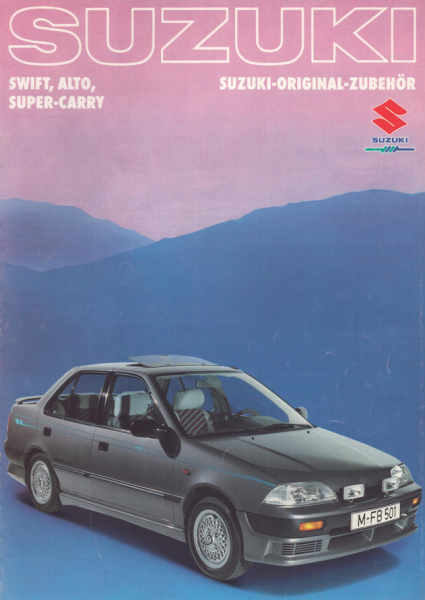 Suzuki Pkw Zubehör Prospekt 1.1990