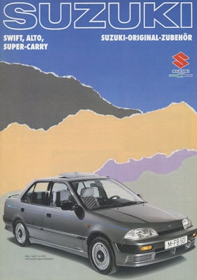 Suzuki Accessories brochure 8.1990