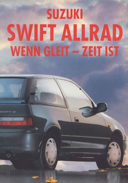 Suzuki Swift Allrad Prospekt 8.1993