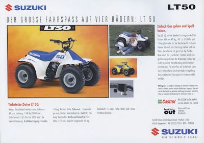 Suzuki LT 50 brochure 1995