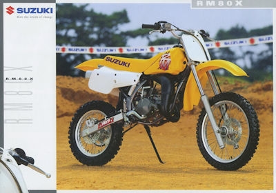 Suzuki RM 80 X brochure 1995