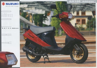 Suzuki AH 100 Adress brochure 1995