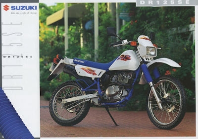 Suzuki DR 125 SE brochure 1995