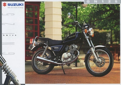 Suzuki GN 125 brochure 1995