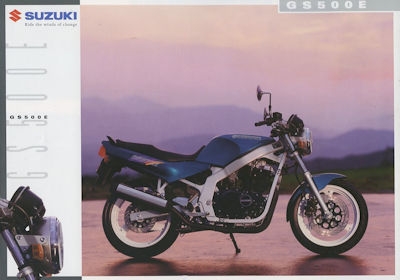 Suzuki GS 500 E brochure 1995