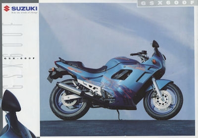 Suzuki GSX 600 F brochure 1995