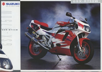 Suzuki GSX-R 750 W brochure 1995