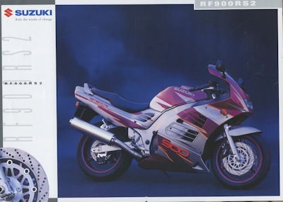 Suzuki RF 900 RS 2 brochure 1995