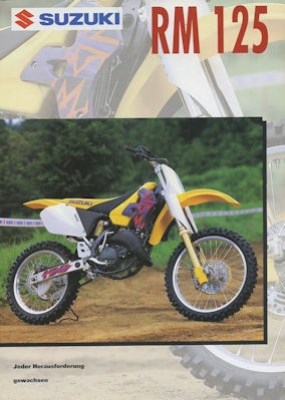 Suzuki RM 125 Prospekt 1996