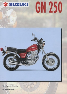 Suzuki GN 250 brochure 1996