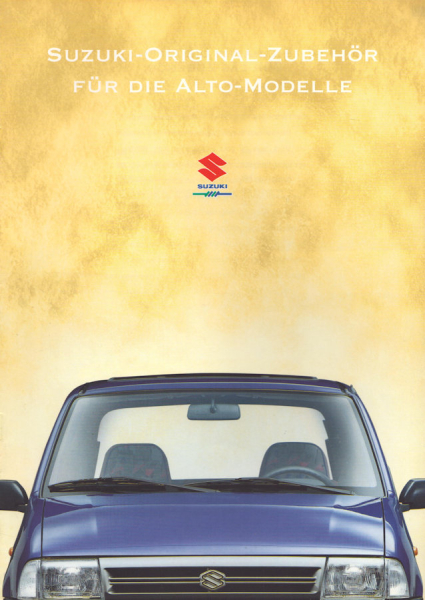 Suzuki Alto Zubehör Prospekt 8.1997