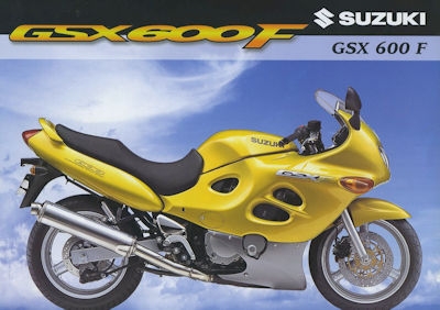 Suzuki GSX 600 F Prospekt 1998