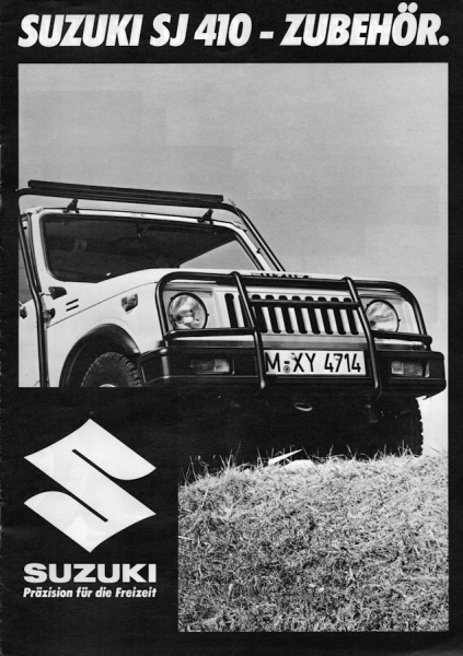 Suzuki SJ 410 Zubehör Prospekt 5.1982