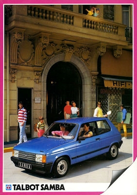 Talbot Samba brochure 1983