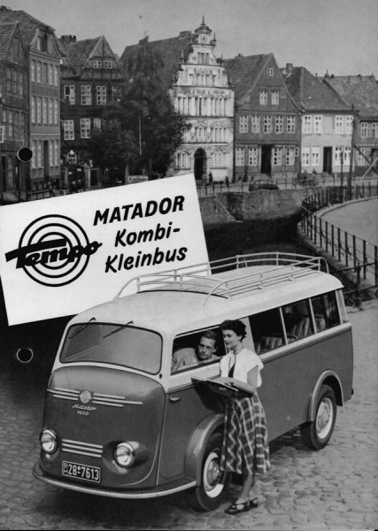 Tempo Matador Kombi-Kleinbus 1000 Prospekt 1952