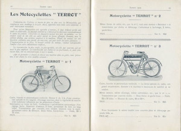 Terrot Programm 1902