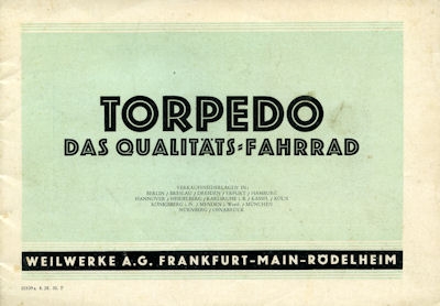 Torpedo bicycle program 8.1928