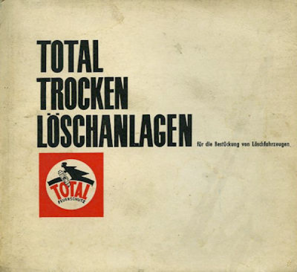 Total Trocken Löschanlagen Bildband 1960er Jahre