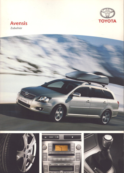 Toyota Avensis Zubehör Prospekt 8.2006