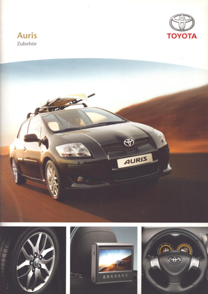 Toyota Auris Zubehör Prospekt 7.2007