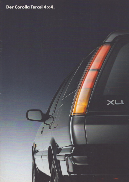 Toyota Tercel Allrad Prospekt 11.1988