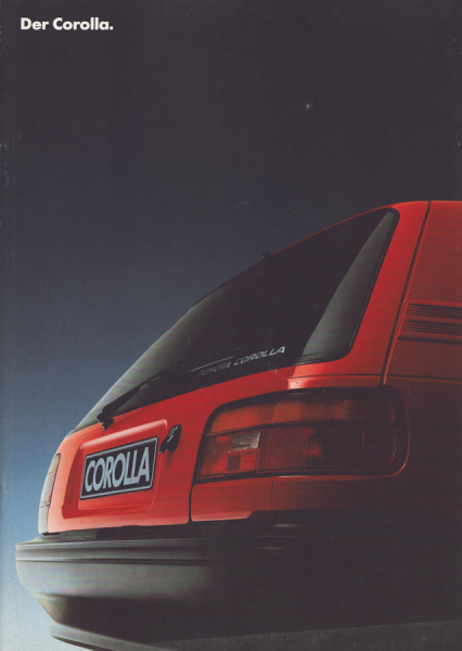 Toyota Corolla Prospekt 11.1990