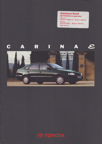 Toyota Carina Prospekt 5.1992