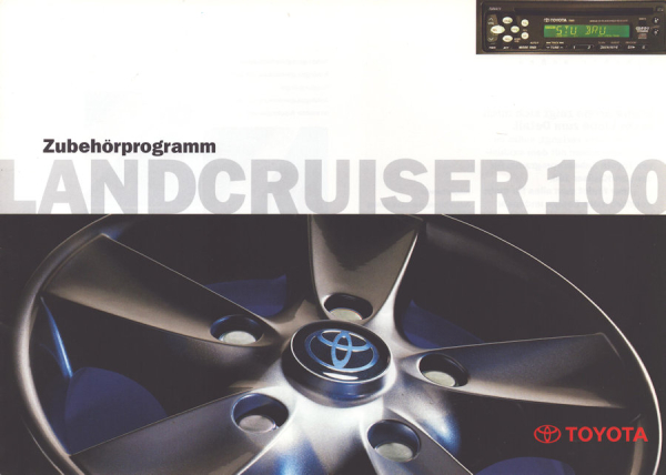 Toyota Land Cruiser 100 Zubehör Prospekt 5.1998