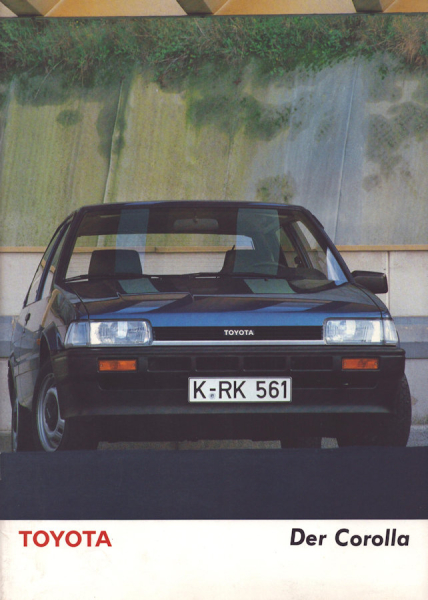 Toyota Corolla Prospekt 4.1985