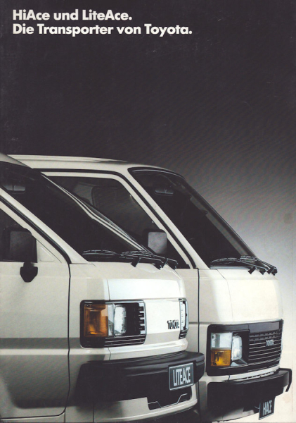 Toyota HiAce + LiteAce Prospekt 4.1987