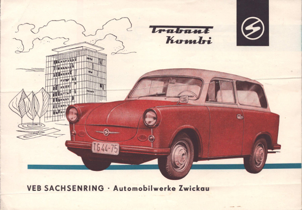 Trabant P 50 Kombi Prospekt 1960