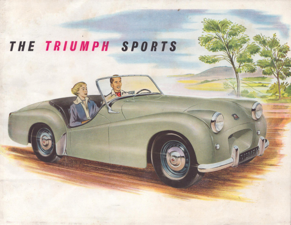Triumph T.R.2 Prospekt 9.1953