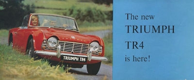 Triumph TR 4 Prospekt 8.1961