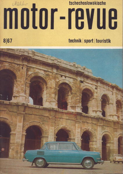 Tschechoslowakische Motor-Revue 1967 Heft 8