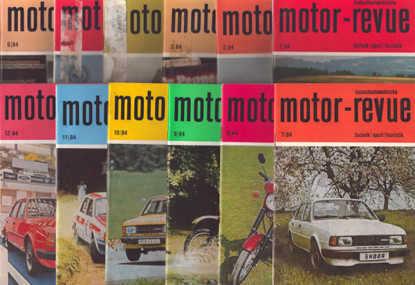 Tschechoslowakische Motor-Revue 1984 Hefte 1-12