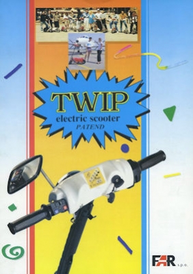 Twip electric scooter brochure ca. 1993