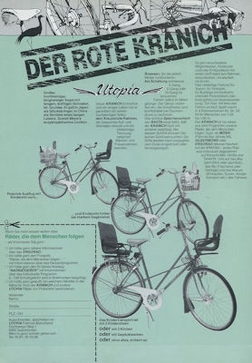 Utopia Kranich bicycle brochure ca. 1990