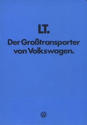 VW LT brochure 8.1977