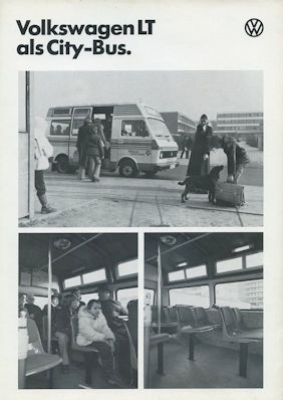 VW LT City Bus brochure 9.1977