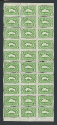 VW KdF-Wagen 30x 5.-RM Sparmarkenblock ca. 1940