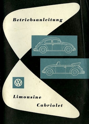 VW Käfer owner`s manual 8.1959