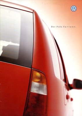 VW Polo 3 Variant brochure 9.1999
