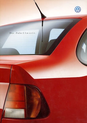 VW Polo 3 Classic brochure 9.1999