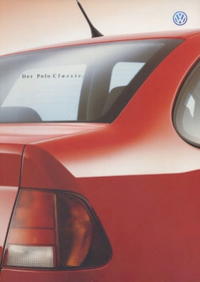 VW Polo 3 Classic brochure ca. 2000