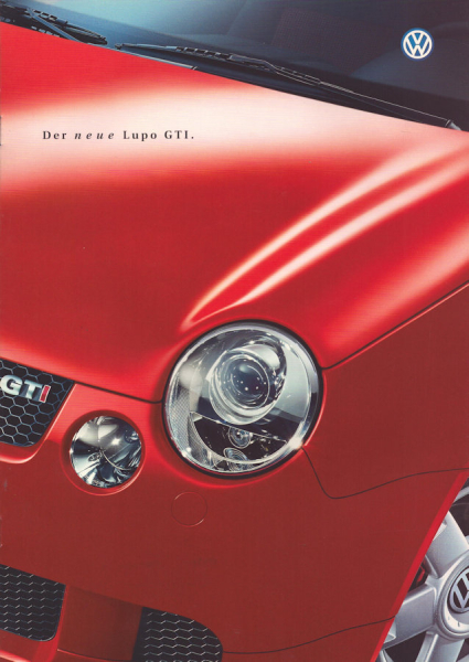 VW Lupo GTI Prospekt 9.2000