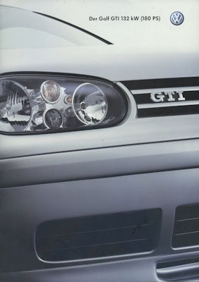 VW Golf 4 GTI Prospekt 7.2001