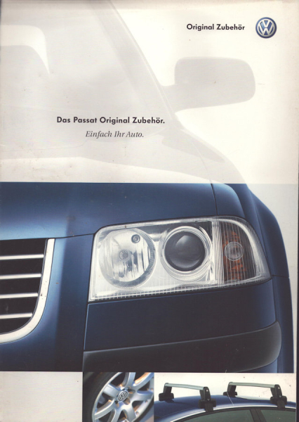 VW Passat B 5 Zubehör Prospekt 6.2002