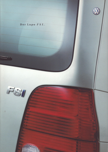 VW Lupo FSI Prospekt 10.2002